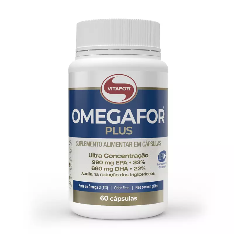 ÔMEGAFOR PLUS 990mg EPA / 660mg DHA VITAFOR 60 Cápsulas
