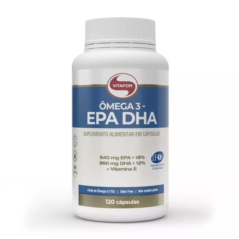 ÔMEGA 3 540mg EPA / 360mg DHA VITAFOR 120 Cápsulas