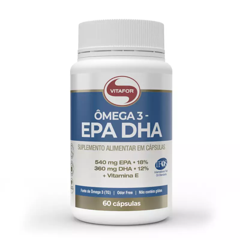 ÔMEGA 3 540mg EPA / 360mg DHA VITAFOR 60 Cápsulas