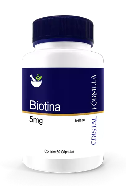 Biotina 5mg 60 Cápsulas