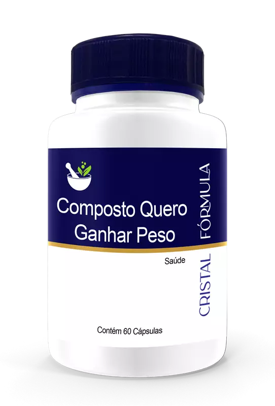 Composto Quero Ganhar Peso 60 Cápsulas