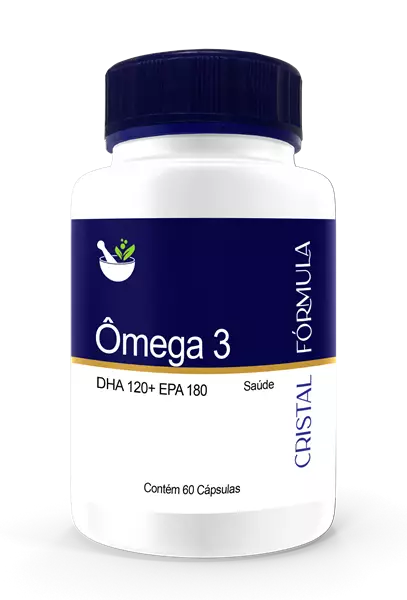 Ômega 3 DHA 120/ EPA 180 60 Cápsulas