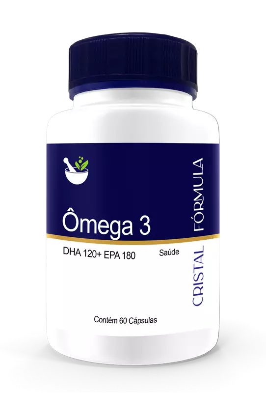 Ômega 3 DHA 120/ EPA 180 60 Cápsulas