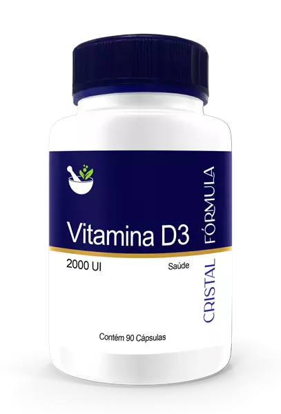 Vitamina D3 2.000 UI 90 Cápsulas