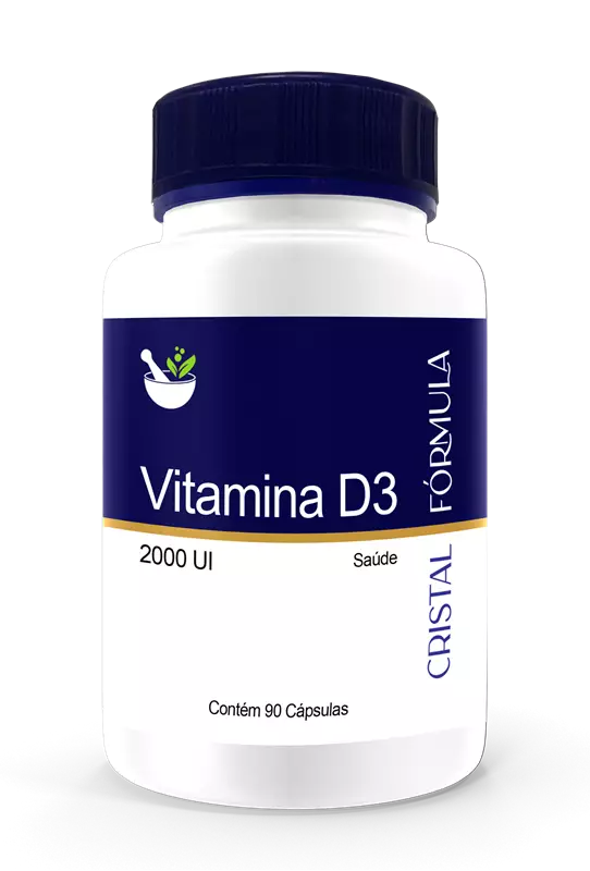 Vitamina D3 2.000 UI 90 Cápsulas