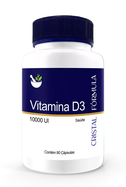 Vitamina D3 10000 UI 90 Cápsulas
