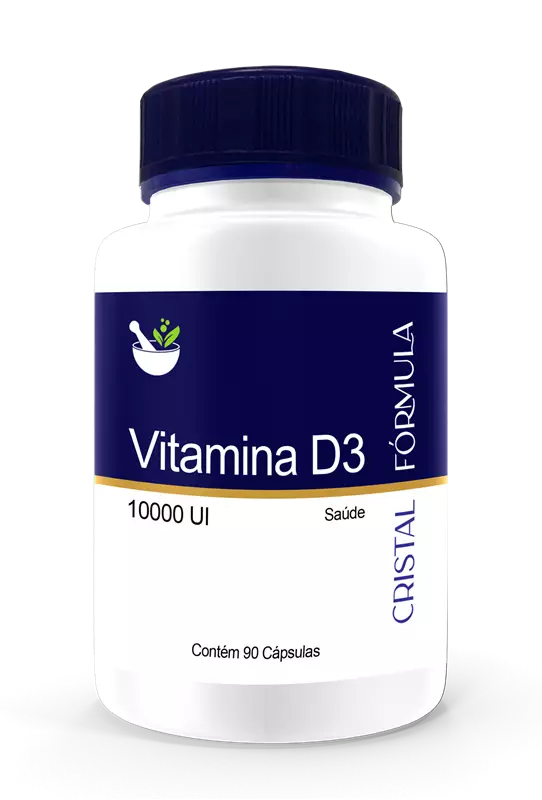 Vitamina D3 10000 UI 90 Cápsulas