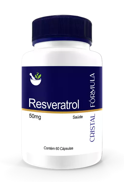Resveratrol 50mg 60 Cápsulas