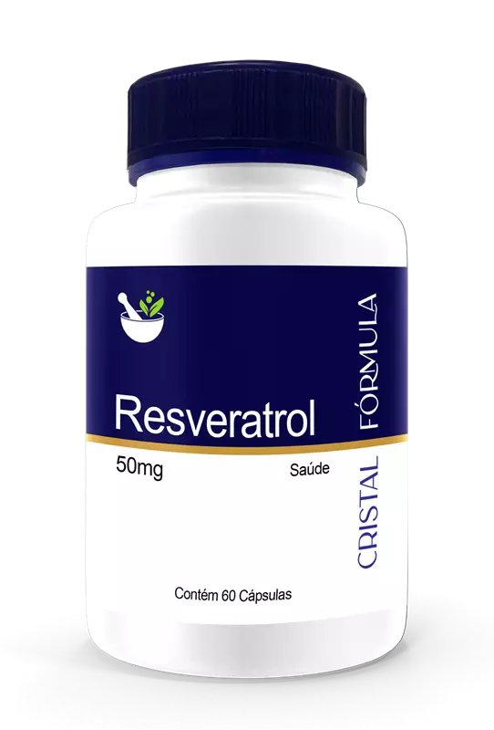 Resveratrol 50mg 60 Cápsulas