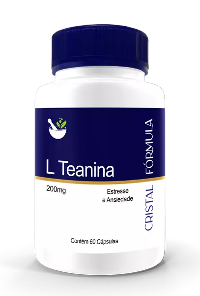 L Teanina 200mg 60 Cápsulas