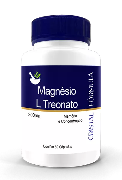 Magnésio L Treonato 300mg 60 Cápsulas