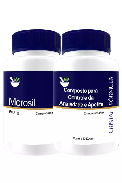 Morosil 30 cápsulas + Composto para Controle da Ansiedade e Apetite 30 Doses Morosil 30 cápsulas + Composto para Controle da Ansiedade e Apetite 30 Doses