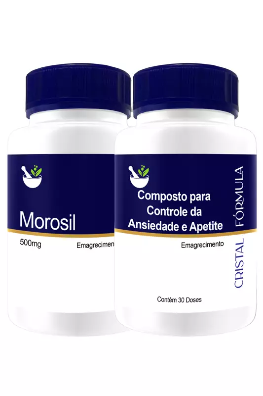 Morosil 30 cápsulas + Composto para Controle da Ansiedade e Apetite 30 Doses