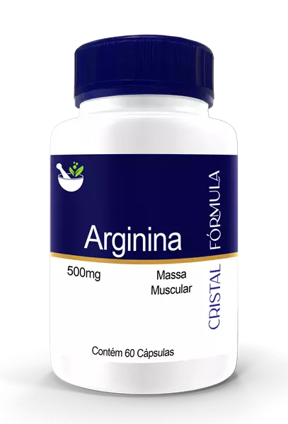Arginina 500mg 60 Cápsulas