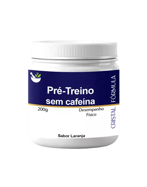 Pre treino sem cafeína 200g sabor laranja