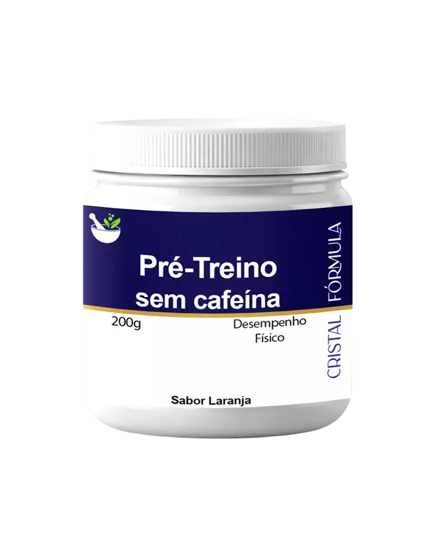 Pre treino sem cafeína 200g sabor laranja